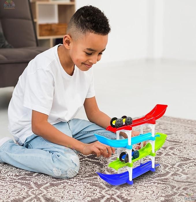Ramp Racer , Multi level Ramp Racing Car Toy Set w0q6nt-tn
