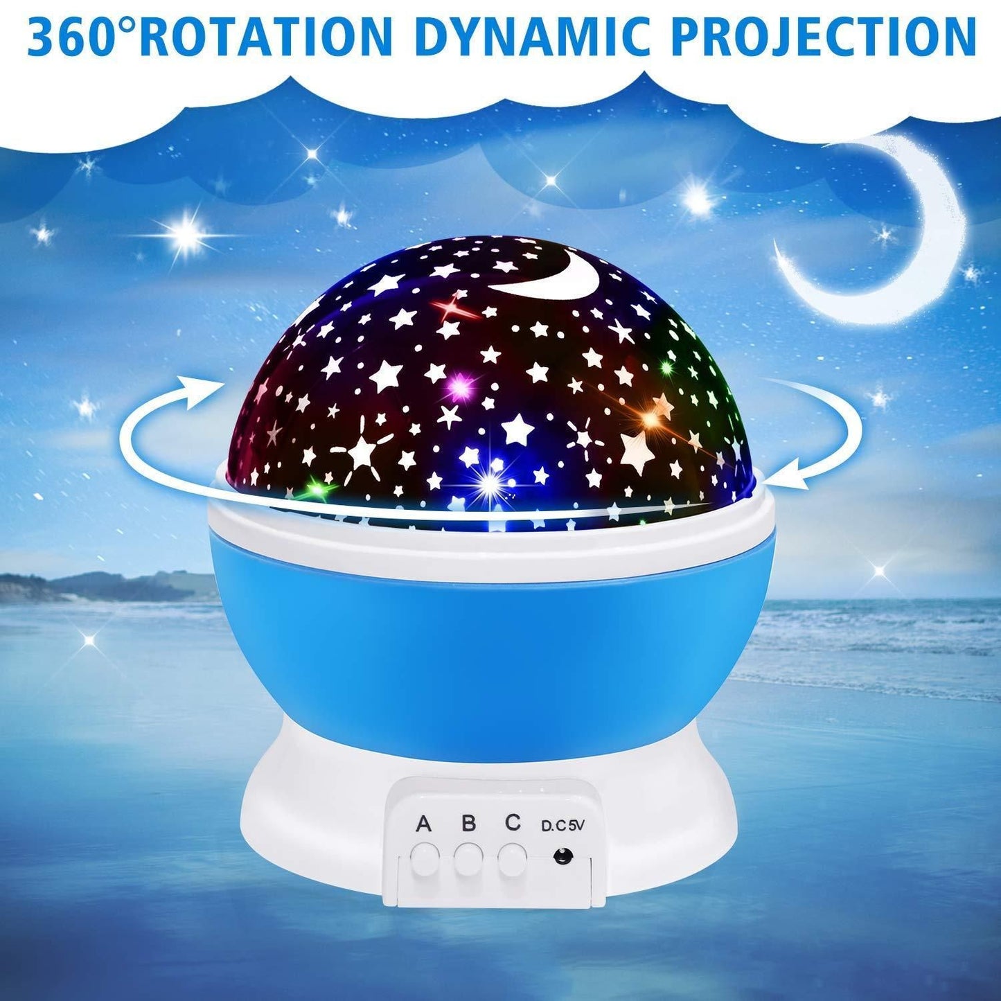 Star Master Dream Color Changing Rotating Projection Lamp Make Me Deal