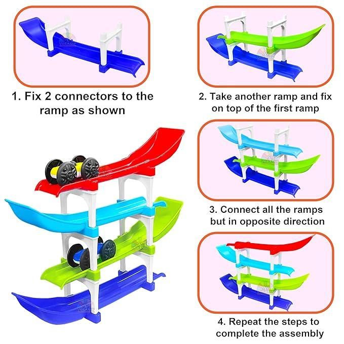 Ramp Racer , Multi level Ramp Racing Car Toy Set w0q6nt-tn
