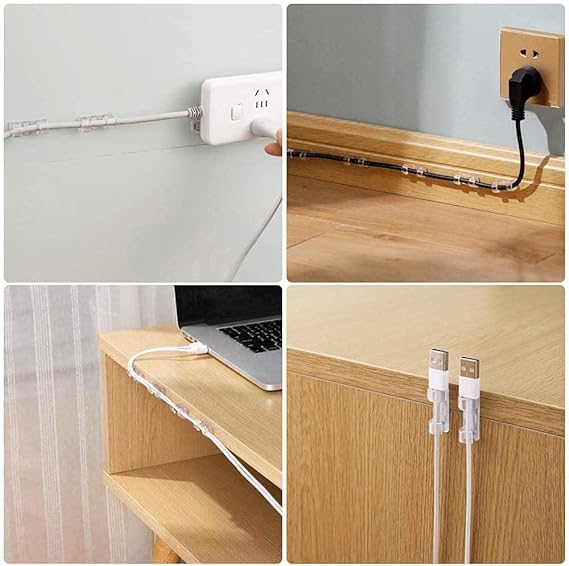 Nail Free Wire Clamp Set of 40PCS Make Me Deal