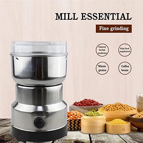 Electric Smash Machine, Multifunction Small Food Grinder Grain Grinder, Portable Coffee Bean Grinder w0q6nt-tn