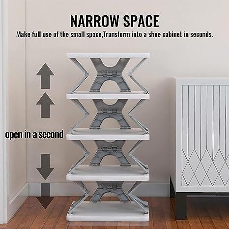 Smart Foldable Shoes Tier Shoe Rack 6 Layer w0q6nt-tn