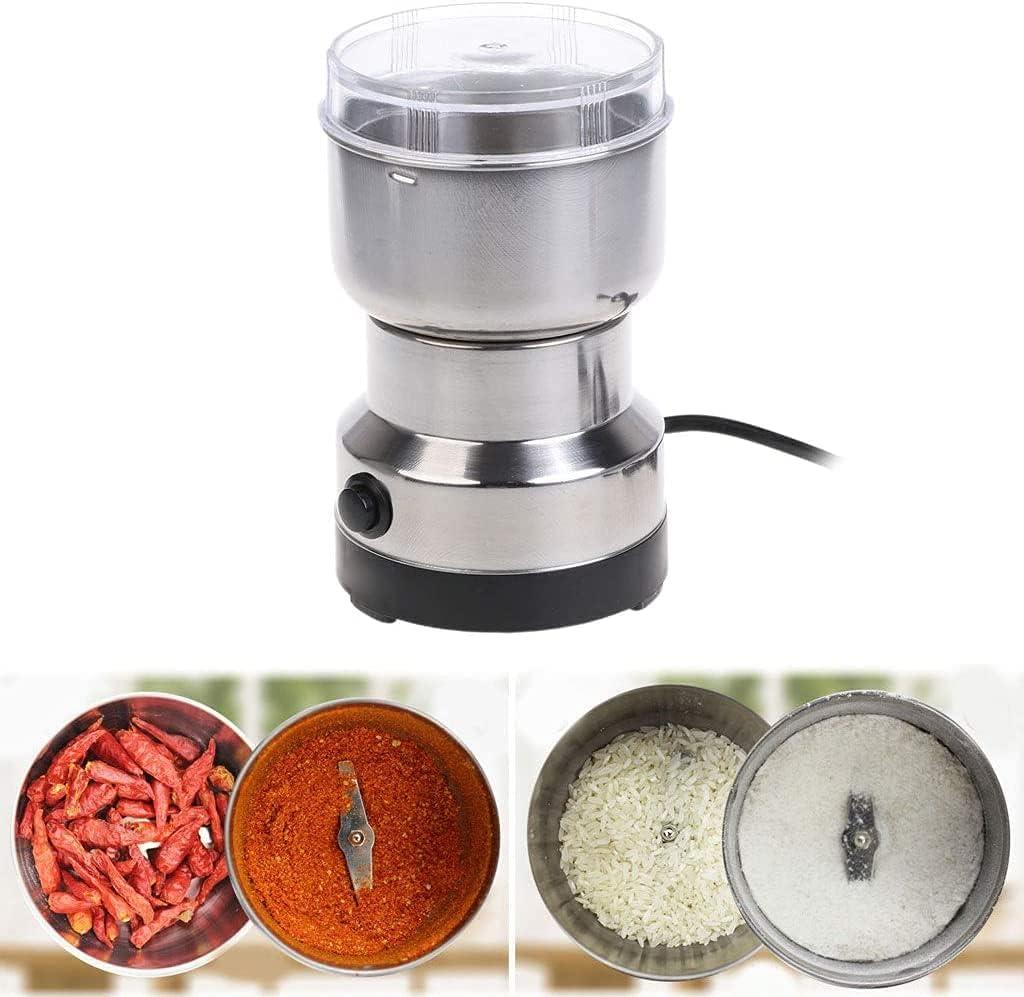 Electric Smash Machine, Multifunction Small Food Grinder Grain Grinder, Portable Coffee Bean Grinder w0q6nt-tn
