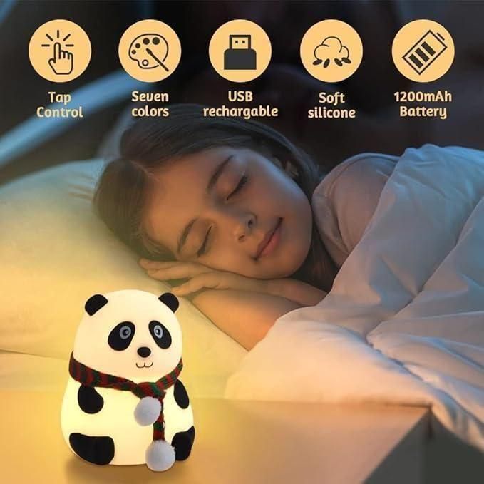 Cute Panda Light Lamp For Kids w0q6nt-tn