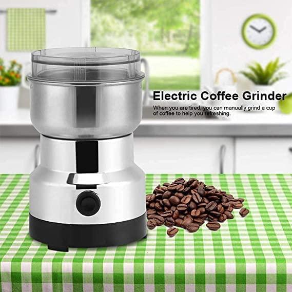 Electric Smash Machine, Multifunction Small Food Grinder Grain Grinder, Portable Coffee Bean Grinder w0q6nt-tn