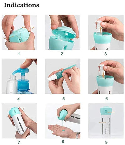 4-in-1 Travel Dispenser Bottle Make Me Deal