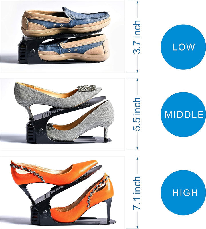 Shoe Organizer - The Adjustable Shoe Rack Space Saver Make Me Deal