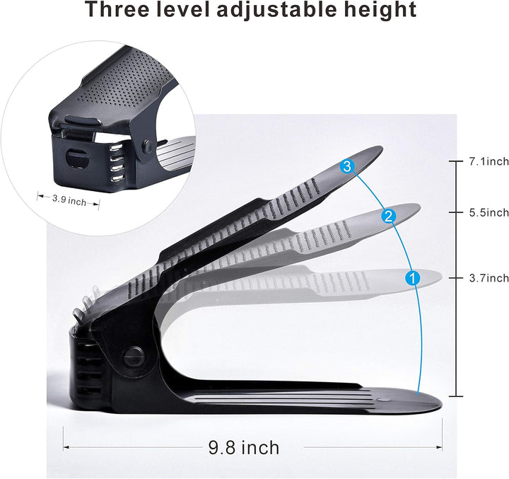 Shoe Organizer - The Adjustable Shoe Rack Space Saver Make Me Deal