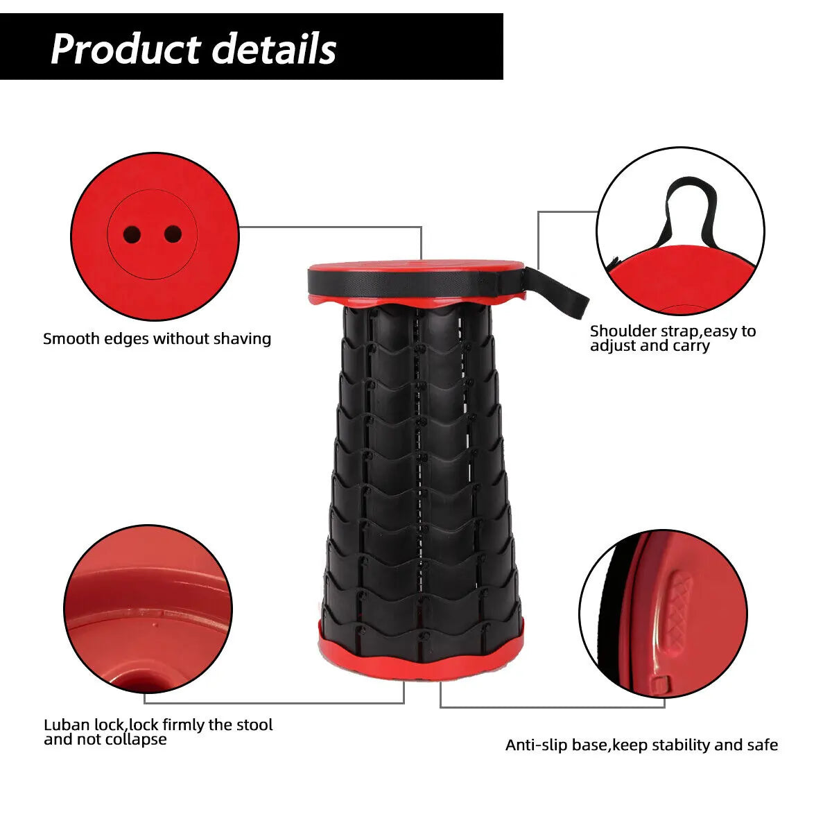 Foldable Telescopic Stool Make Me Deal
