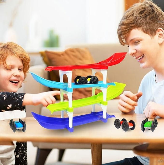 Ramp Racer , Multi level Ramp Racing Car Toy Set w0q6nt-tn