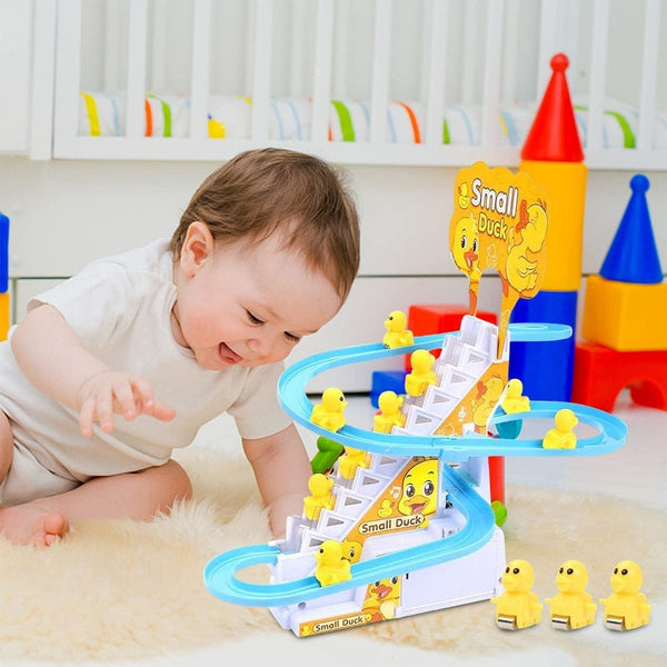 Stair Climbing Ducklings Race Track Set Make Me Deal