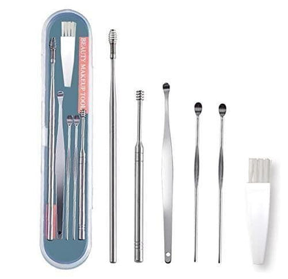 6 Pieces Ear Wax Removal Smooth Stainless Steel Kit Make Me Deal