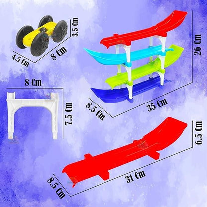 Ramp Racer , Multi level Ramp Racing Car Toy Set w0q6nt-tn