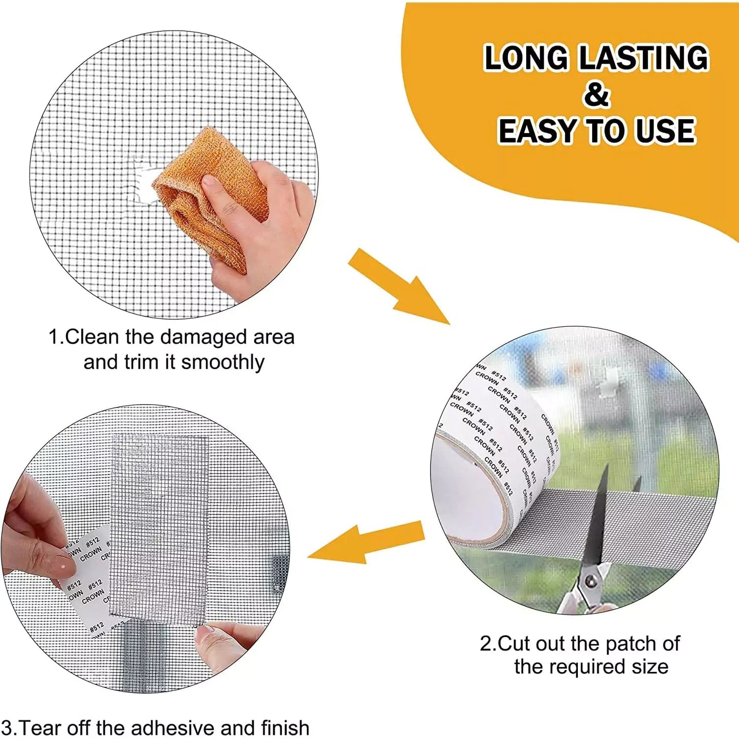 Window Net Repair Tape Pack of 2 Make Me Deal