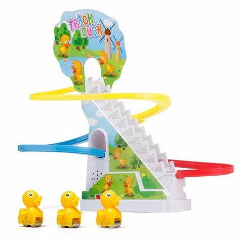 Stair Climbing Ducklings Race Track Set Make Me Deal
