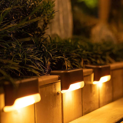 Solar Stair Lights : Auto Light Up In The Dark Make Me Deal