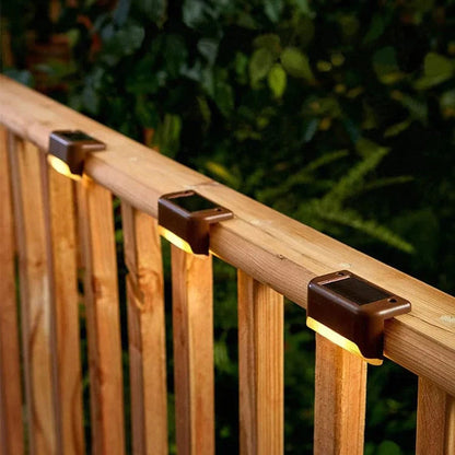 Solar Stair Lights : Auto Light Up In The Dark Make Me Deal