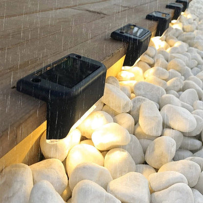 Solar Stair Lights : Auto Light Up In The Dark Make Me Deal