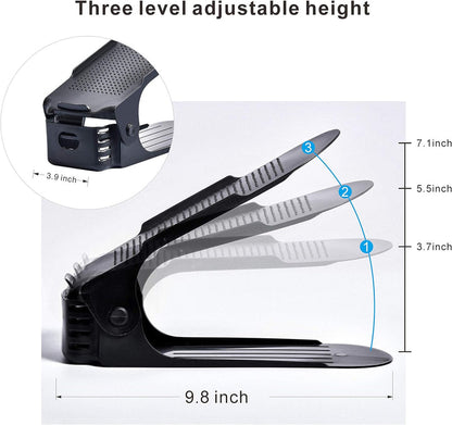 Shoe Organizer - The Adjustable Shoe Rack Space Saver Make Me Deal